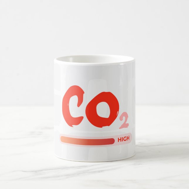 Mug Niveaux élevés de pollution par le dioxyde de carb (Centre)