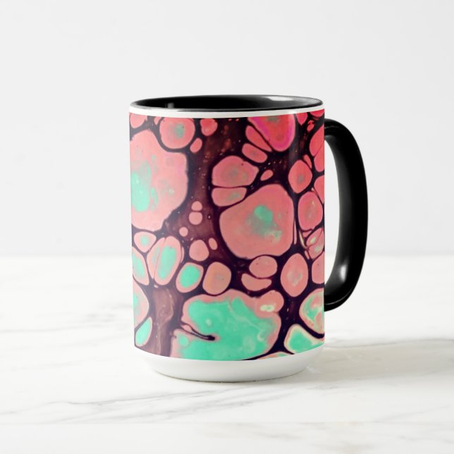 Mug Njut av morgon kaffet i retrostil (Devant droit)