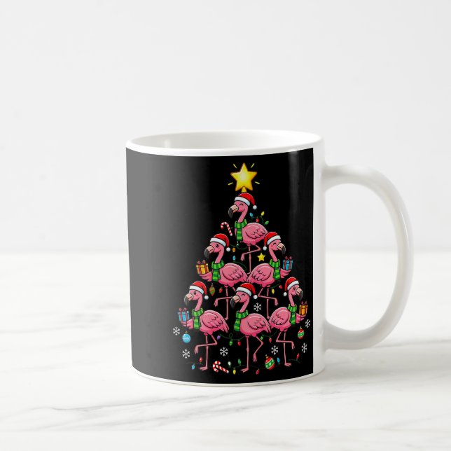 Mug Nk Flamingo Christmas Tree Santa Flamingo Holiday  (Droite)