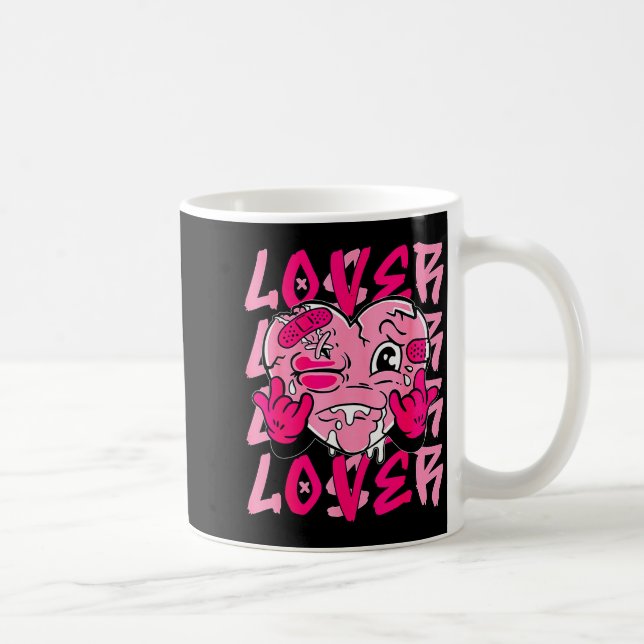 Mug Nk Loser Lover Nk Drip Heart Matching Tee For Men  (Droite)