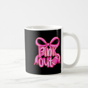 Mug Nk Out Football Bow Preppy Sensibilisation au canc