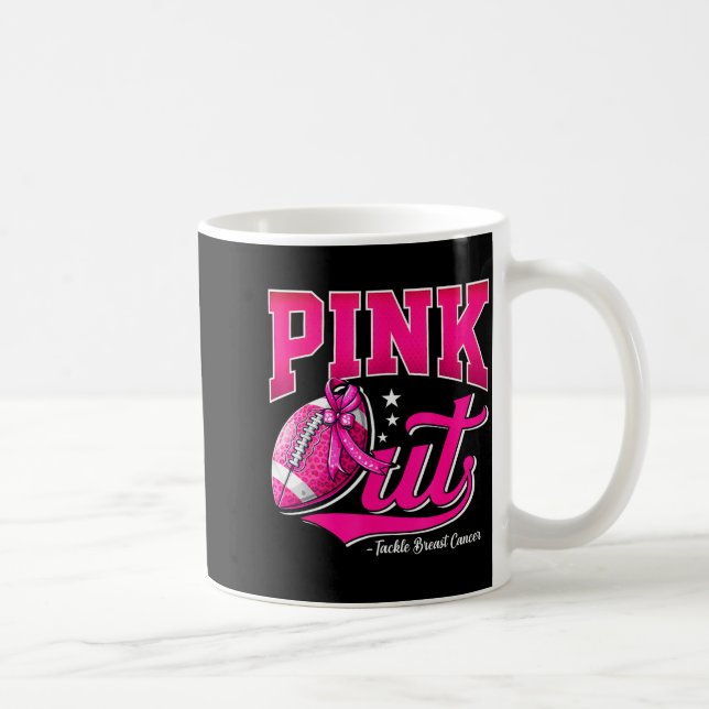 Mug Nk Out Football Breast Cancer Awareness Men Women  (Droite)