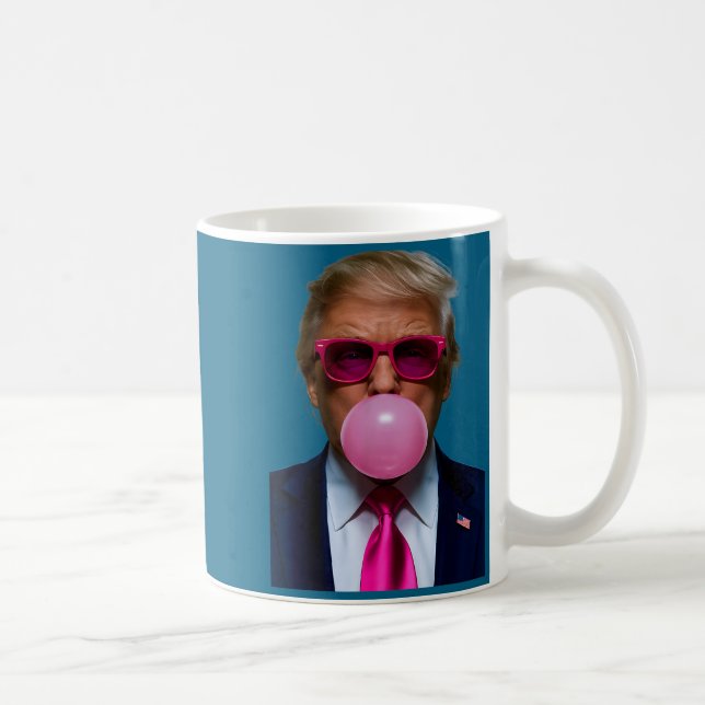 Mug Nk Sungles Funny Donald Trump Nk Bubble Gum 2024  (Droite)