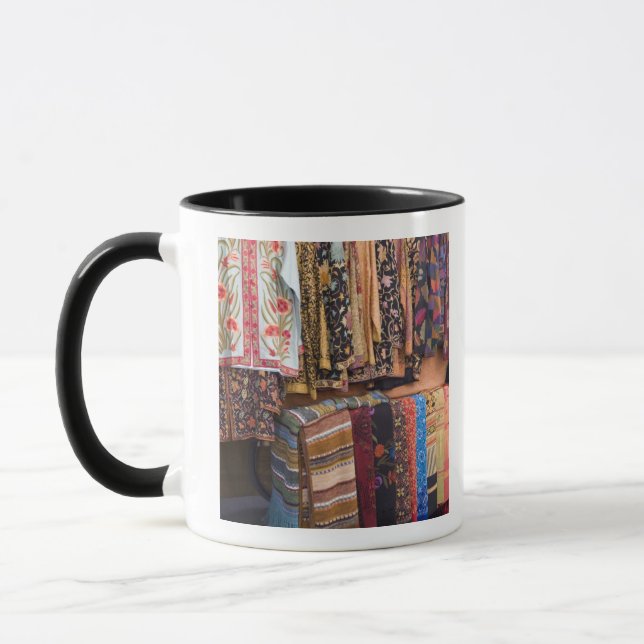 Mug NM, Nouveau-Mexique, Père Noël Fe, vêtements Navaj (Gauche)