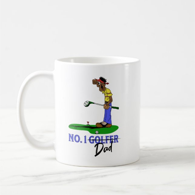 Mug No 1 Golfer Papa (Gauche)