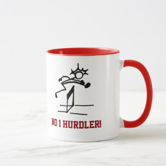 Mug No 1 Hurdler Red