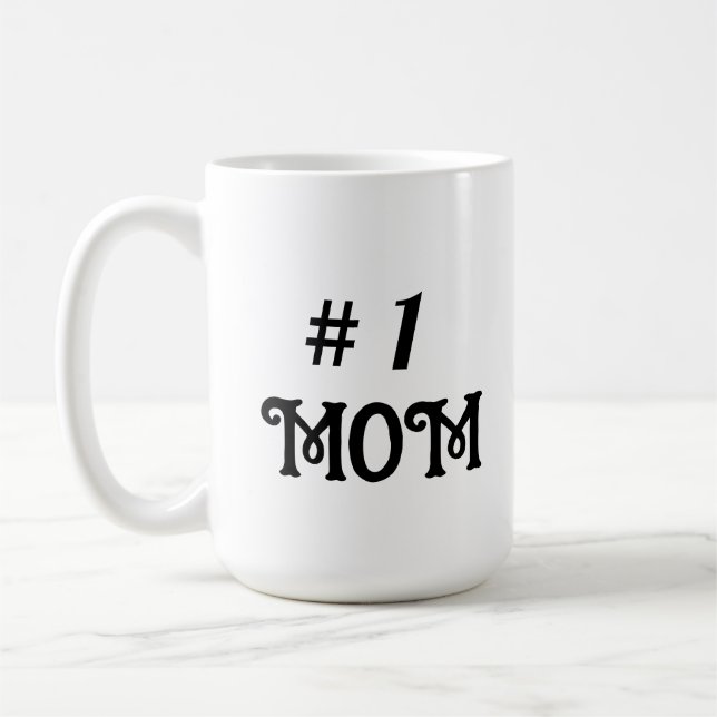 Mug No. 1 Maman Fête des mères Cadeau (Gauche)