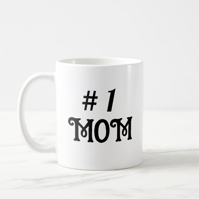 Mug No. 1 Maman Fête des mères Cadeau (Gauche)