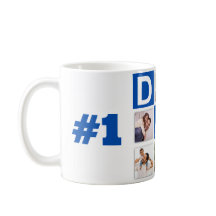 No 1 Papa 6 Photo Collage Happy Fête des pères Ble