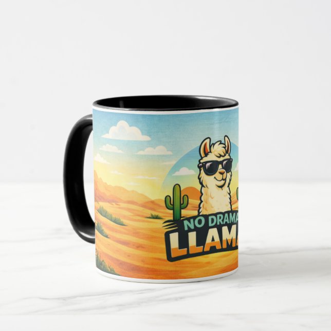 Mug No Drama Llama - Royaume des Créatures (Devant gauche)