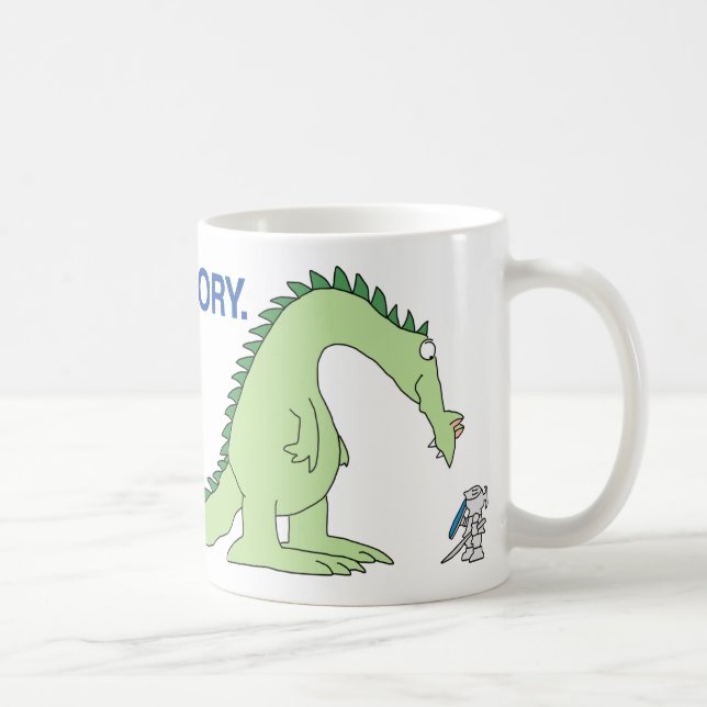 Mug NO GUTS, NO GLORY par Sandra Boynton (Droite)