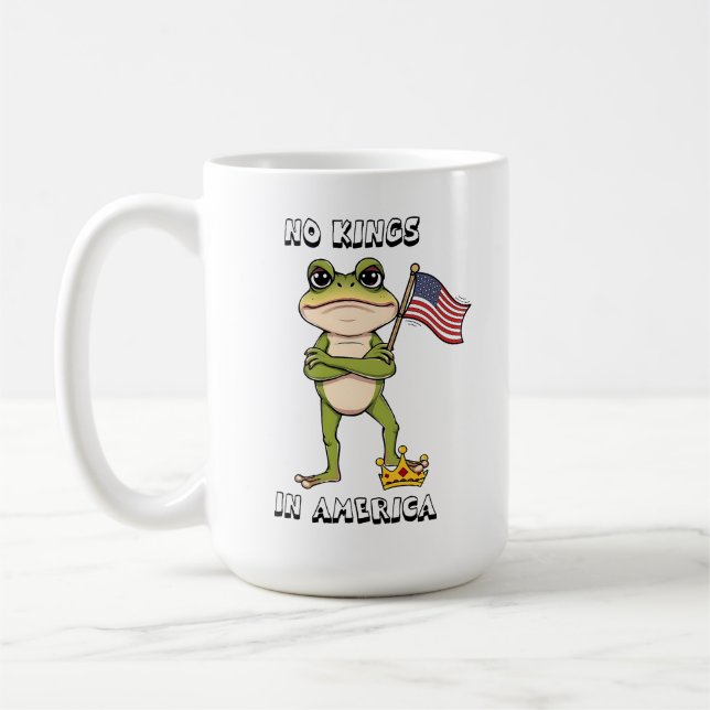 Mug No Kings in America Anti-Trump Protest  (Gauche)