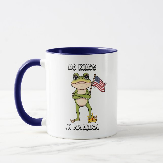 Mug No Kings in America Anti-Trump Protest  (Gauche)