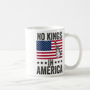 Mug No Kings In America Flag Protest Save Democracy 6