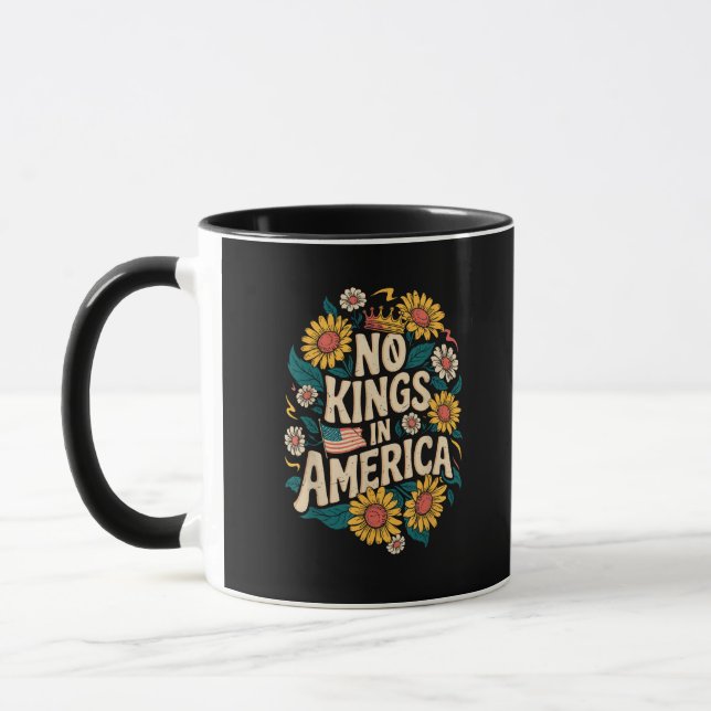 Mug No Kings In America We The People Political (Gauche)