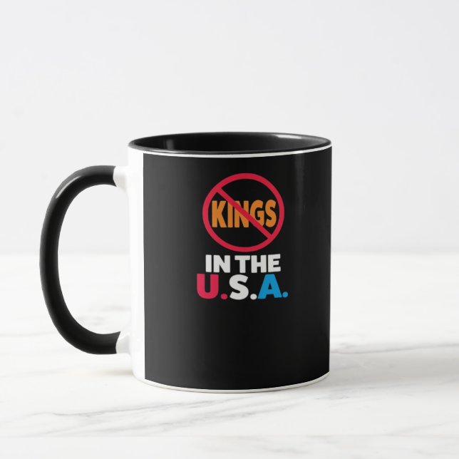 Mug No Kings In The USA (Gauche)