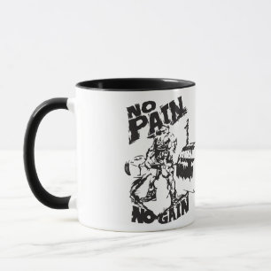 Mug No Pain No Gain - Motivation de la musculation