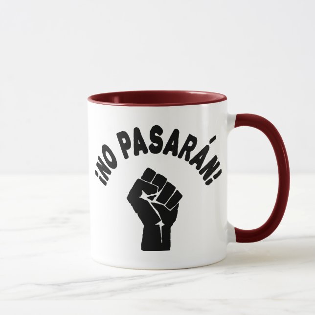 Mug No Pasaran - Ils ne passeront pas (Droite)