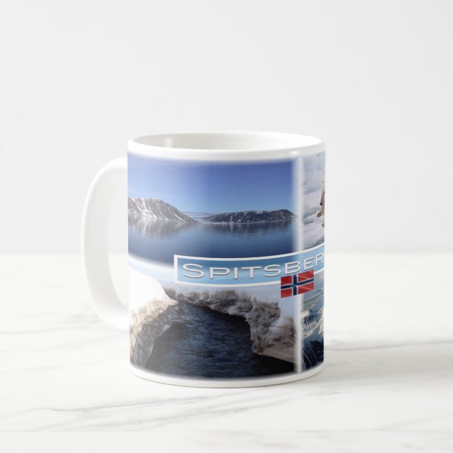 Mug NO Spitsbergen - Svalbard - Fjord - Ours Polaire - (Devant gauche)