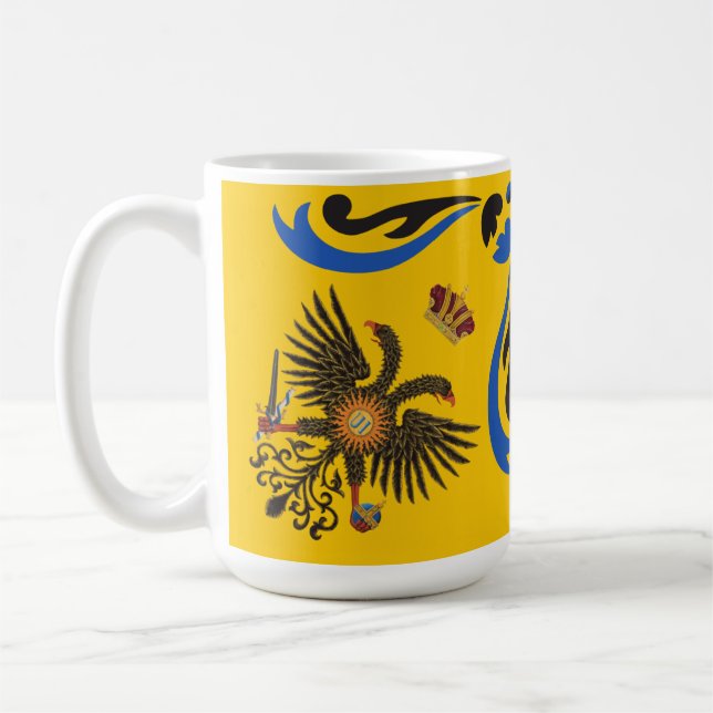 Mug Nobile Contrada dell'Aquila Palio di Siena (aigle) (Gauche)