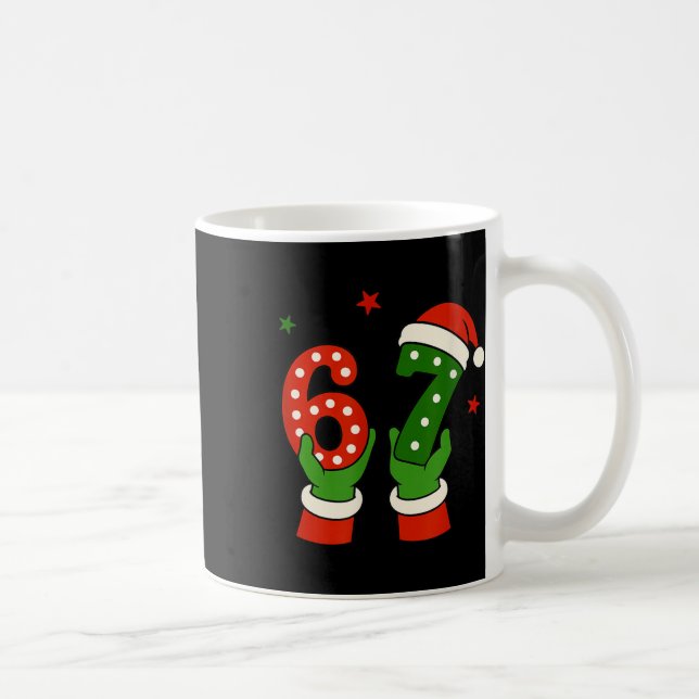 Mug Noël 67 Six Sept Drôle Gen Z Alpha Argot Mème (Droite)