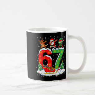 Mug Noël 67 Six Sept Mème Gen Alpha Renne San