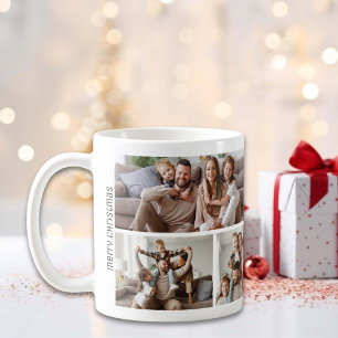 Mug Noël 7 Photos Collage Famille