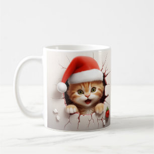 Mug Noël à Kitten 3D