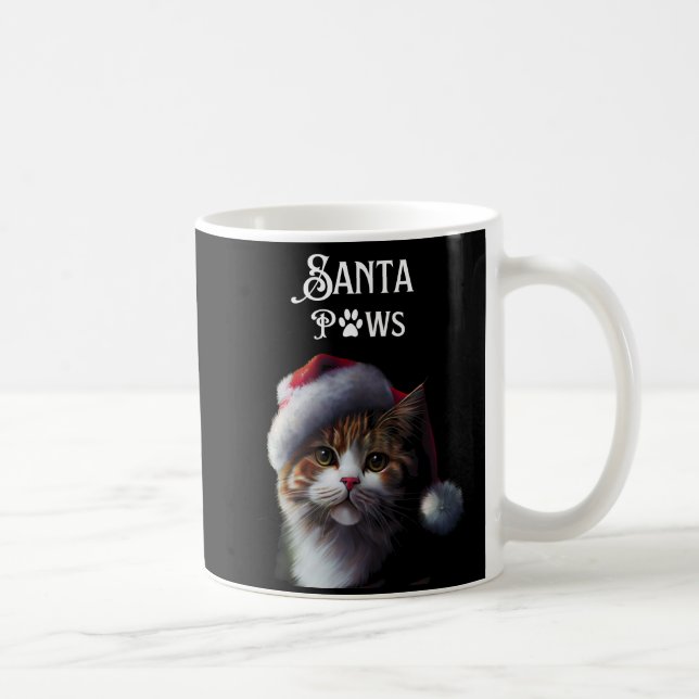 Mug Noël à la belle Père Noël Paws (Droite)