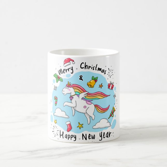 Mug Noël à la licorne (Centre)