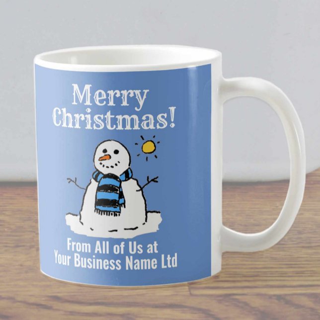 Mug Noël Affaires Cadeau Snowman Design (Créateur téléchargé)