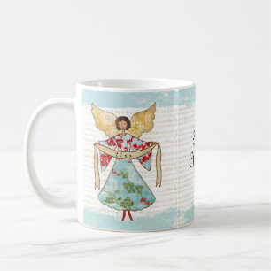 Mug Noël Angel Ajouter Année