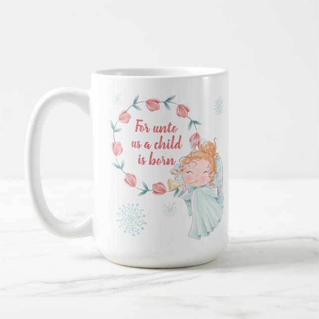 Mug Noël Angel Christian (Gauche)