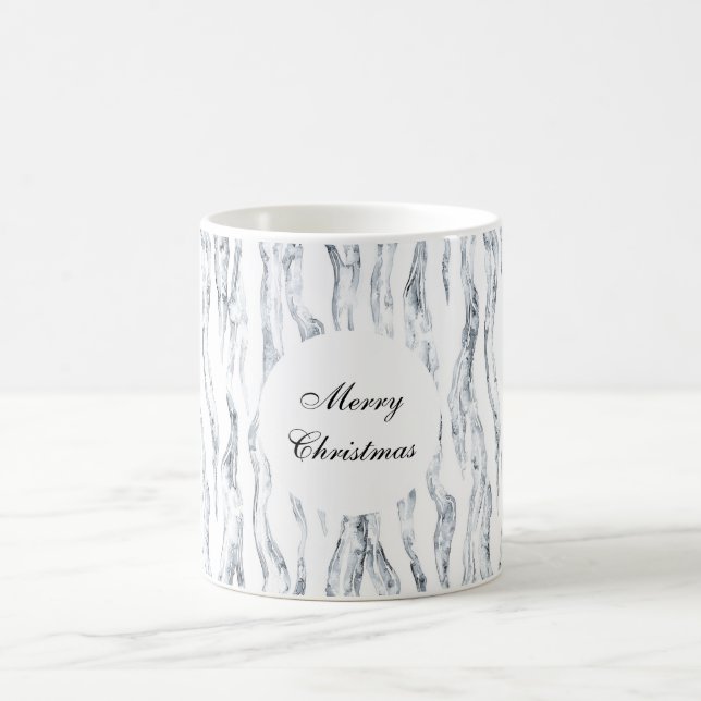 Mug Noël argenté Chic Stripes (Centre)
