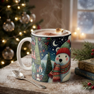 Mug Noël Art Populaire Festif