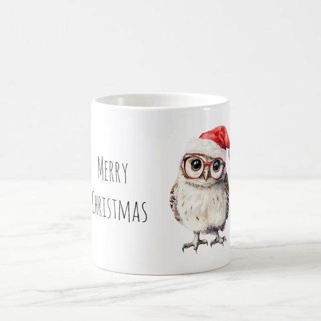 Mug Noël avec lunettes de hibou (Centre)