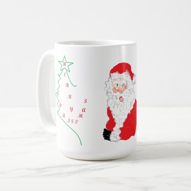 Mug : Noël avec Père Noël (Devant gauche)