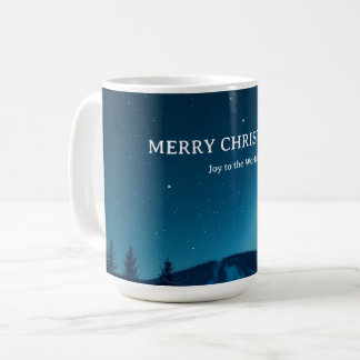 Mug Noël avec phases lunaires célestes, nuit d'hiver