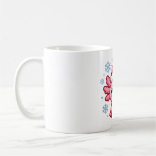 Mug Noël Axolotl Chapeau de Père Noël Art Mignon