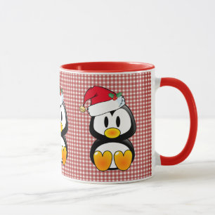 Mug Noël Baby Tux Santa Hat