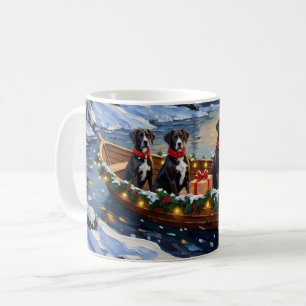 Mug Noël Bateau de Noël Grand Danois