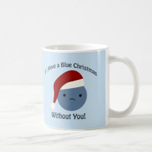 Mug Noël bleu sans vous !