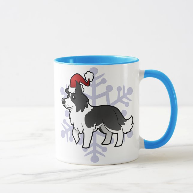 Mug Noël border collie (Droite)