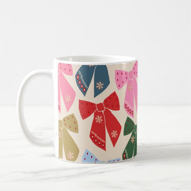 Mug Noël Bows Coquette (Gauche)