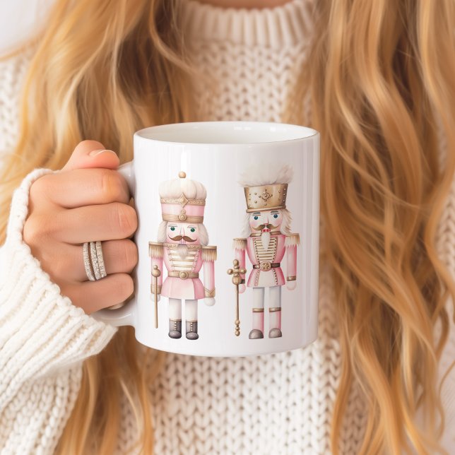 Mug Noël Casse-Noisette Rose (Pink Nutcracker Christmas Mug)