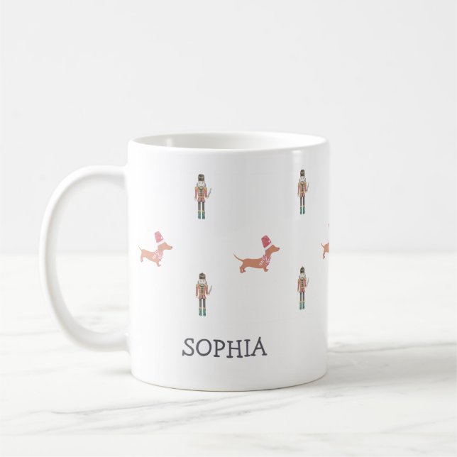 Mug Noël Chien Dachshund (Gauche)
