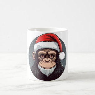 Mug Noël chimpanzé