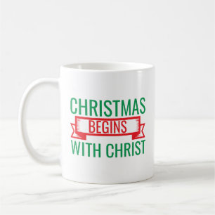 Mug noël commence avec christ-15523