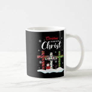 Mug Noël Commence Avec Christ Snowman Christian Cro