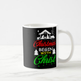 Mug Noël commence avec le Christ